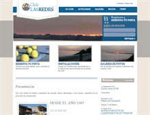Tablet Screenshot of clublasredes.com